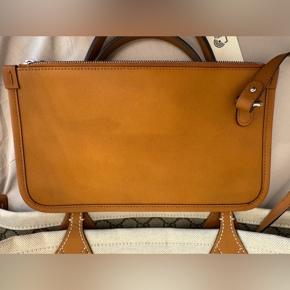 GUCCI LARGE TOTE BAG WITH GUCCI PRINT - Picture 9 of 12